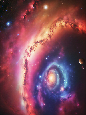 JPG 편집이미지 별 사람없음 반짝임 우주 행성 화려 디지털합성 은하계 은하 블랙홀 편집실사 AI컴퓨터그래픽 AI콘텐츠 자연요소 컨셉 모션 CG 파일형식