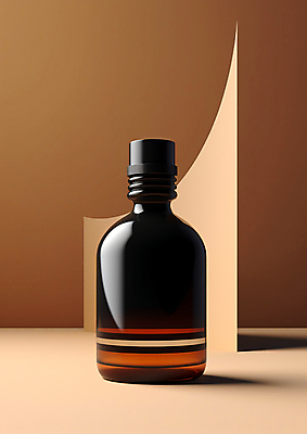 JPG 스튜디오촬영 편집이미지 그림자 사람없음 갈색 화장품 고급 디지털합성 오브젝트 공병 앰플 목업 편집실사 AI포토 AI콘텐츠 컬러 컨셉 실내 뷰티 CG 병_담는 파일형식