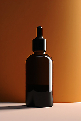 JPG 스튜디오촬영 편집이미지 그림자 사람없음 갈색 화장품 고급 디지털합성 오브젝트 공병 앰플 목업 편집실사 AI포토 AI콘텐츠 컬러 컨셉 실내 뷰티 CG 병_담는 파일형식