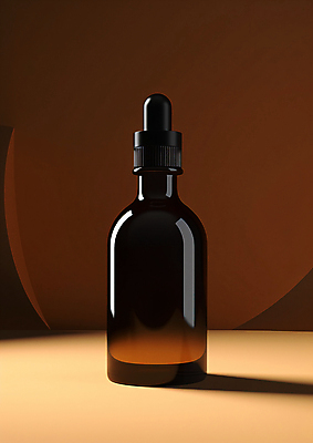 JPG 스튜디오촬영 편집이미지 그림자 사람없음 갈색 화장품 고급 디지털합성 오브젝트 공병 앰플 목업 편집실사 AI포토 AI콘텐츠 컬러 컨셉 실내 뷰티 CG 병_담는 파일형식