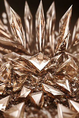 JPG 편집이미지 사람없음 빛 반짝임 갈색 크리스탈 보석 디지털합성 편집실사 AI포토 AI콘텐츠 컬러 모션 광석 CG 파일형식