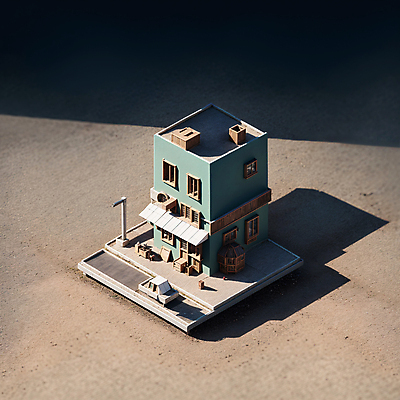 JPG 편집이미지 도로 가로등 창문 자동차 굴뚝 그림자 사람없음 건물 조형물 미니어처 건축모형 아이소메트릭 편집실사 AI컴퓨터그래픽 AI콘텐츠 건축물 공공시설 길 육상교통 교통시설 미술 모형 CG 파일형식