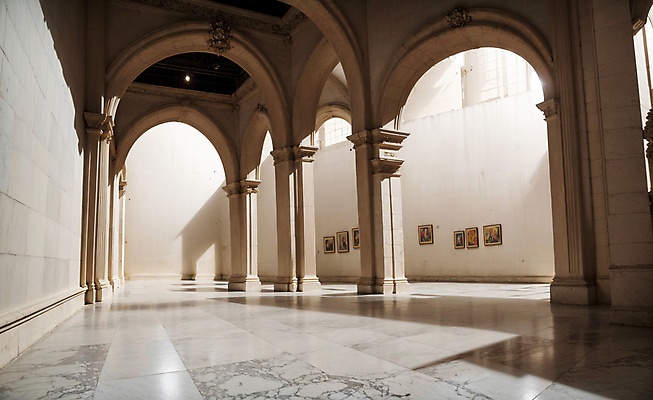 JPG 편집이미지 액자 건축양식 실내 사람없음 건물 인테리어 공간 디지털합성 아치 로마네스크 로마네스크양식 편집소스 편집실사 AI포토 AI콘텐츠 건축물 디자인 건축 내부 CG 파일형식