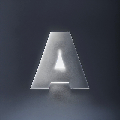 JPG 편집이미지 문자 알파벳 대문자 타이포그라피 사람없음 빛 은색 디지털합성 A 편집소스 이미지편집 편집실사 AI컴퓨터그래픽 AI콘텐츠 영어 컬러 CG 파일형식