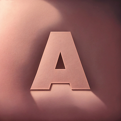 JPG 편집이미지 문자 알파벳 분홍색 대문자 타이포그라피 사람없음 디지털합성 A 편집소스 이미지편집 편집실사 AI컴퓨터그래픽 AI콘텐츠 영어 컬러 CG 파일형식