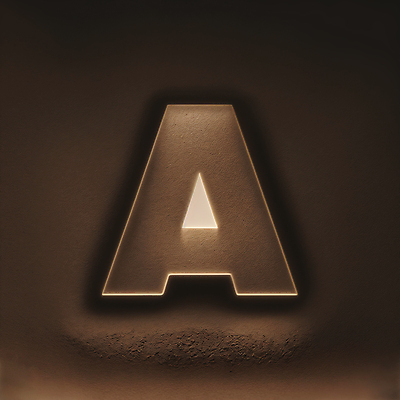 JPG 편집이미지 문자 알파벳 대문자 타이포그라피 사람없음 갈색 디지털합성 A 편집소스 이미지편집 편집실사 AI컴퓨터그래픽 AI콘텐츠 영어 컬러 CG 파일형식