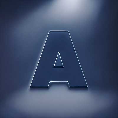 JPG 편집이미지 문자 알파벳 대문자 타이포그라피 사람없음 파란색 디지털합성 A 편집소스 이미지편집 편집실사 AI컴퓨터그래픽 AI콘텐츠 영어 컬러 CG 파일형식