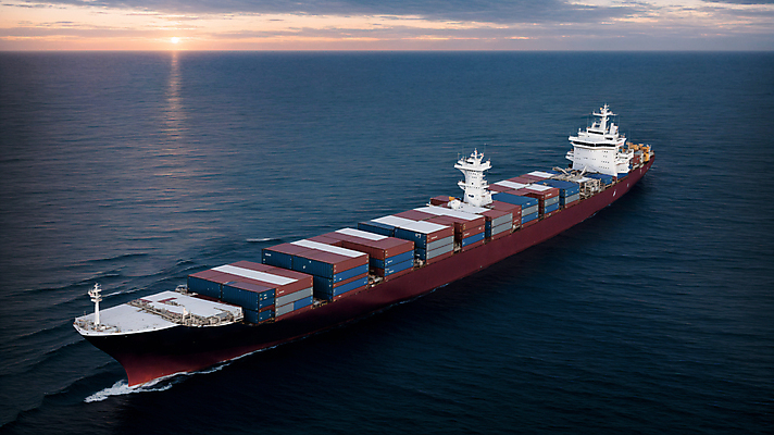 PSD 편집이미지 바다 항해 사람없음 야외 노을 운송업 컨테이너 화물선 디지털합성 무역 컨테이너상자 선박 편집소스 이미지편집 자연요소 산업 수상교통 배_교통 상자 파일형식