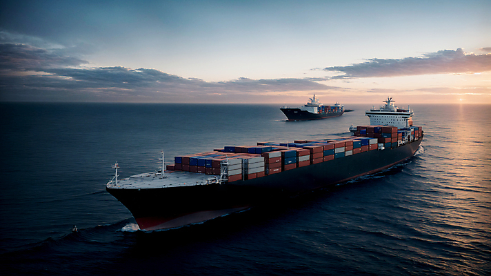 PSD 구름 편집이미지 바다 항해 사람없음 야외 노을 운송업 컨테이너 화물선 디지털합성 무역 컨테이너상자 선박 편집소스 이미지편집 자연요소 산업 수상교통 배_교통 상자 파일형식