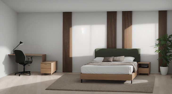 JPG 편집이미지 화분 화초 쿠션 의자 베개 탁자 실내 사람없음 빛 인테리어 이불 매트 침대 스탠드 램프 커튼 책상 모던 서랍장 모델하우스 베이지색 편집실사 AI포토 AI콘텐츠 식물 디자인 컬러 가구 침구 조명 내부 CG 파일형식