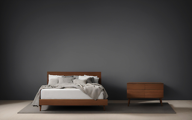 JPG 편집이미지 쿠션 베개 실내 사람없음 인테리어 이불 회색 침대 모던 서랍장 모델하우스 편집실사 AI포토 AI콘텐츠 디자인 컬러 가구 침구 내부 CG 파일형식