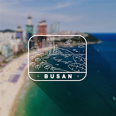 구름 바다 라인일러스트 일러스트 나뭇잎 빌딩 해변 사람없음 건물 라벨 파라솔 라인아트 부산 랜드마크 해운대 국내일러스트 AI파일 자연요소 건축물 선 잎 프레임 한국 파일형식 벡터