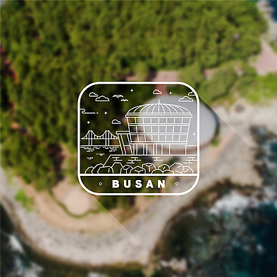 구름 바다 라인일러스트 일러스트 사람없음 라벨 바위 라인아트 부산 광안대교 랜드마크 누리마루 국내일러스트 AI파일 자연요소 선 프레임 한국 돌_바위 다리_건축물 파일형식 벡터