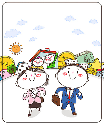 전신 PSD 구름 여자 남자 별 어린이 지폐 서류가방 일러스트 가족 응원 주택 들기 소녀 소년 여러명 성인 건물 경제 부모 달리기 태양 손들기 동전 파이팅 직장인 비즈니스맨 비즈니스우먼 출근 국내일러스트 자연요소 직업 건축물 다수 돈 가방 비즈니스 관계 모션 사람 출퇴근 파일형식