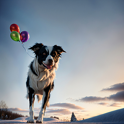 JPG 구름 편집이미지 한마리 반려견 사람없음 야외 달리기 개 강아지 디지털합성 풍선 보더콜리 편집소스 편집실사 AI포토 AI콘텐츠 자연요소 1 포유류 모션 반려동물 CG 콜리 파일형식