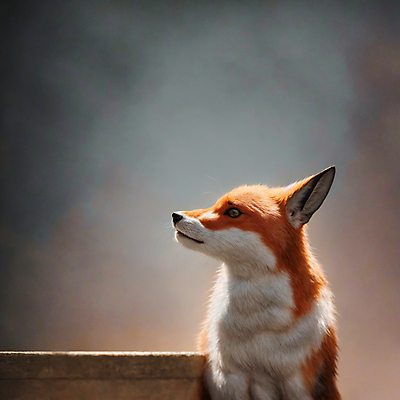 JPG 동물 편집이미지 한마리 응시 사람없음 디지털합성 여우 편집소스 붉은여우 편집실사 AI컴퓨터그래픽 AI콘텐츠 1 시선 포유류 CG 파일형식