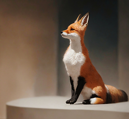 JPG 동물 편집이미지 한마리 응시 앉기 사람없음 디지털합성 여우 편집소스 붉은여우 편집실사 AI컴퓨터그래픽 AI콘텐츠 1 시선 포유류 모션 CG 파일형식