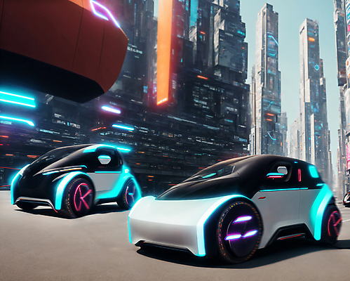 JPG 편집이미지 도로 미래 빌딩 사람없음 컬러풀 디지털합성 네온 미래도시 미래자동차 전기자동차 편집실사 AI포토 AI콘텐츠 길 컬러 컨셉 교통시설 자동차 건물 도시 CG 파일형식