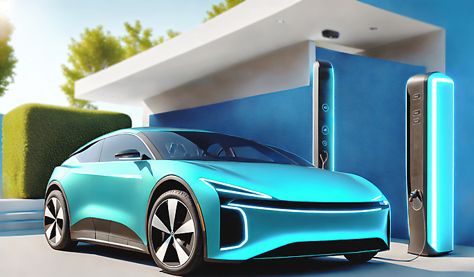 JPG 나무 편집이미지 미래 사람없음 디지털합성 충전 미래자동차 전기자동차 전기충전 충전기 충전소 편집실사 AI포토 AI콘텐츠 식물 컨셉 자동차 기계 CG 파일형식