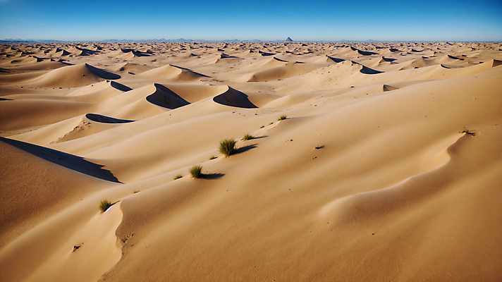 JPG 주간 편집이미지 모래 하늘 풍경 사람없음 야외 사막 모래언덕 디지털합성 편집소스 편집실사 AI포토 AI콘텐츠 자연요소 언덕 CG 파일형식