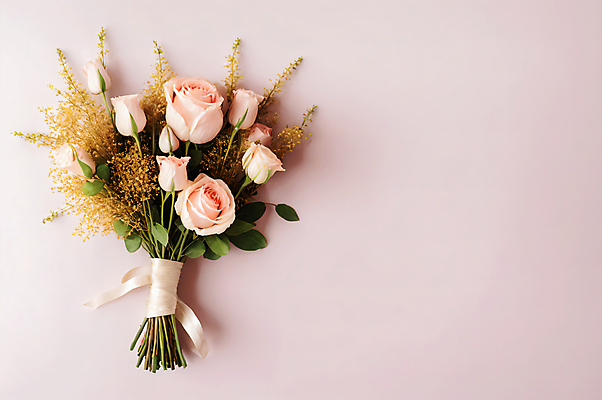 JPG 편집이미지 꽃 분홍색 부케 결혼 사람없음 디지털합성 결혼소품 편집실사 AI포토 AI콘텐츠 식물 컬러 꽃다발 이벤트 CG 오브젝트 파일형식