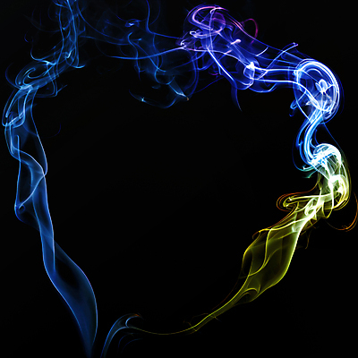 JPG 편집이미지 추상 사람없음 파란색 연기 디지털합성 스모크 카피스페이스 이미지편집 편집실사 AI컴퓨터그래픽 AI콘텐츠 컬러 무늬 공백 CG 파일형식