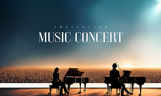 전신 PSD 편집이미지 여자 실루엣 조명 앉기 성인 두명 빛 콘서트 연주자 무대 피아노 마이크 초대장 음악회 연주회 피아니스트 성인여자만 이미지편집 음향기기 모션 카드_감사 촬영기법 사람 공연 음악가 건반악기 여자만 성인만 파일형식