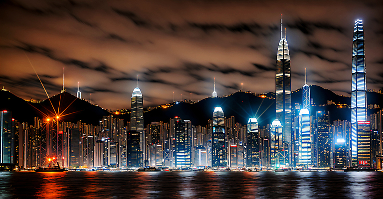 JPG 구름 편집이미지 도로 야경 하늘 사람없음 건물 빛 강 반사 고층빌딩 디지털합성 해안도시 장노출 편집실사 AI포토 AI콘텐츠 자연요소 건축물 길 교통시설 촬영기법 빌딩 도시 야간 CG 파일형식 풍경_경치