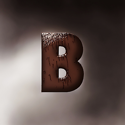 JPG 편집이미지 문자 알파벳 대문자 타이포그라피 사람없음 갈색 초콜릿 B 디지털합성 슈가파우더 편집소스 이미지편집 편집실사 AI컴퓨터그래픽 AI콘텐츠 영어 컬러 디저트 CG 파일형식