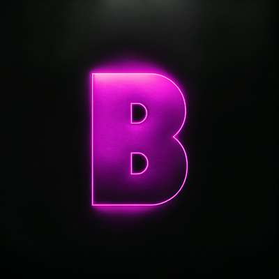 JPG 편집이미지 문자 알파벳 대문자 타이포그라피 사람없음 보라색 검은색 B 디지털합성 편집소스 이미지편집 편집실사 AI컴퓨터그래픽 AI콘텐츠 영어 컬러 CG 파일형식