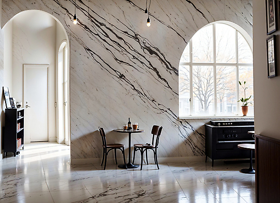 JPG 편집이미지 거실 의자 창문 탁자 실내 사람없음 인테리어 공간 디지털합성 모던 아치 대리석 마블링 편집소스 편집실사 AI포토 AI콘텐츠 디자인 가구 재료 내부 CG 파일형식