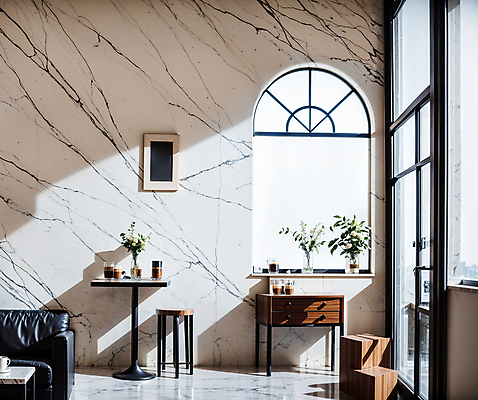 JPG 편집이미지 의자 창문 탁자 실내 사람없음 인테리어 공간 발코니 디지털합성 모던 서랍장 대리석 마블링 편집소스 편집실사 AI포토 AI콘텐츠 디자인 가구 재료 내부 CG 파일형식