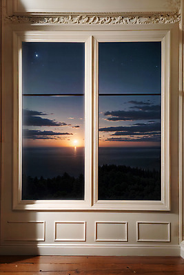 JPG 구름 편집이미지 창문 자연 하늘 실내 풍경 사람없음 태양 일몰 야간 디지털합성 편집소스 편집실사 AI포토 AI콘텐츠 자연요소 내부 노을 CG 생태계 파일형식