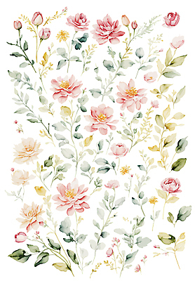 식물 꽃 일러스트 수채화 사람없음 튤립 손그림 감성 엘리먼트 국내일러스트 AI파일 컨셉 파일형식 벡터