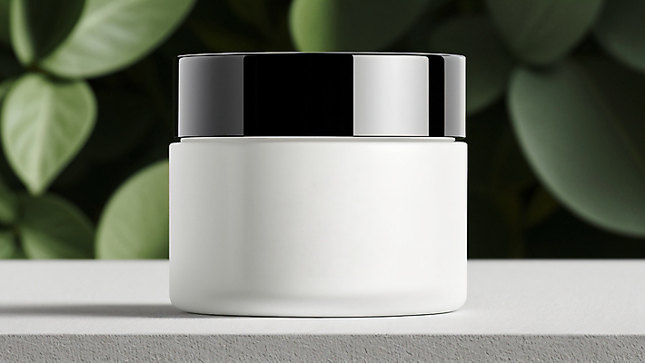 JPG 편집이미지 잎 사람없음 뷰티 화장품 흰색 디지털합성 오브젝트 심플 목업 미니멀 편집실사 AI포토 AI콘텐츠 식물 컬러 CG 파일형식