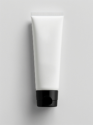 JPG 편집이미지 사람없음 뷰티 화장품 흰색 디지털합성 오브젝트 심플 튜브용기 목업 미니멀 편집실사 AI포토 AI콘텐츠 컬러 용기_그릇 CG 파일형식