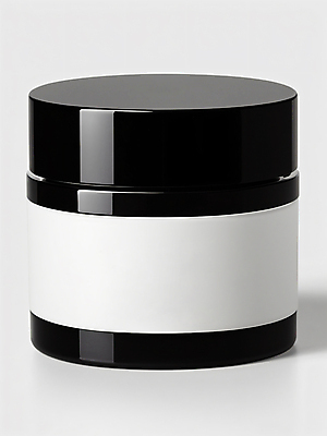 JPG 편집이미지 사람없음 뷰티 검은색 화장품 흰색 디지털합성 오브젝트 심플 목업 미니멀 편집실사 AI포토 AI콘텐츠 컬러 CG 파일형식