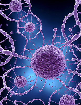 JPG 모양 편집이미지 세포 사람없음 그래픽 보라색 바이러스 질병 디지털합성 미생물 박테리아 이미지편집 편집실사 AI컴퓨터그래픽 AI콘텐츠 컬러 의학 생물 CG 파일형식