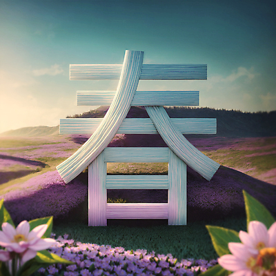 JPG 편집이미지 문자 꽃 꽃밭 자연 타이포그라피 사람없음 목재 한자 봄 디지털합성 감성 봄춘 편집소스 이미지편집 편집실사 AI컴퓨터그래픽 AI콘텐츠 나무 식물 계절 컨셉 재료 CG 생태계 파일형식