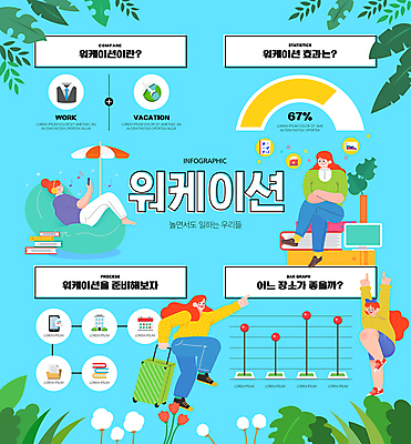 전신 여자 화분 포즈 하늘색 일러스트 그래프 들기 앉기 여러명 성인 책 여름휴가 노트북 눕기 팔짱 캐리어 헤드폰 만세 인포그래픽 가리킴 비즈니스우먼 야자수잎 노래감상 성인여자만 워케이션 국내일러스트 AI파일 음향기기 다수 잎 비즈니스 모션 휴가 사람 손짓 파란색 전자제품 여행가방 음악감상 직장인 여자만 성인만 파일형식 벡터 여름_계절