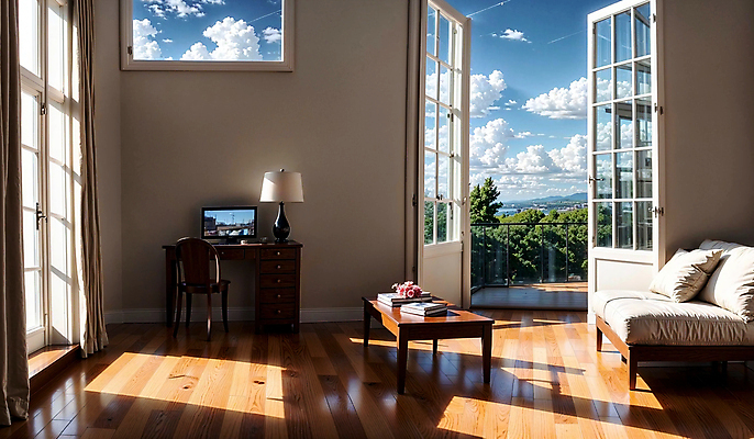 JPG 구름 편집이미지 액자 창문 탁자 하늘 실내 풍경 사람없음 책 인테리어 소파 스탠드 디지털합성 서랍장 편집실사 AI포토 AI콘텐츠 자연요소 디자인 가구 의자 조명 내부 CG 파일형식