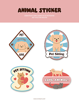 반려견 스티커 여러마리 일러스트 앉기 사람없음 세트 라벨 손들기 귀여움 고양이 하트 원형 강아지 마름모 개발자국 개뼈다귀 돌봄 펫케어 반려묘 국내일러스트 AI파일 모양 도형 다수 컨셉 포유류 모션 프레임 관리 반려동물 개 발자국 애견간식 파일형식 벡터