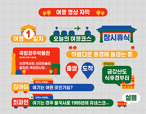 여행 말풍선 일러스트 버스 사람없음 건물 컬러풀 격자 위치 랜드마크 자막 국내일러스트 AI파일 건축물 육상교통 컬러 무늬 대중교통 파일형식 벡터