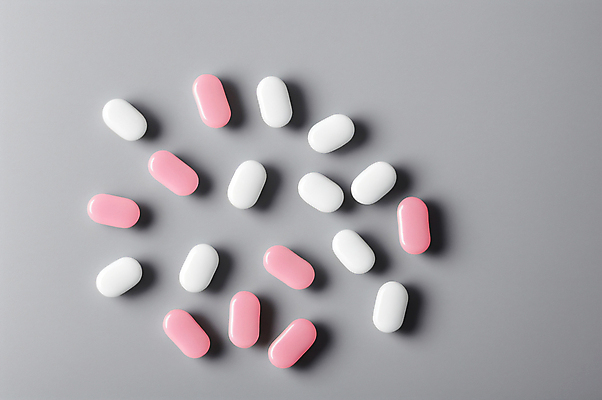 JPG 편집이미지 분홍색 그림자 사람없음 알약 약 여러개 흰색 많음 편집실사 AI포토 AI콘텐츠 컬러 다수 컨셉 의학 CG 파일형식