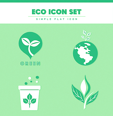 아이콘 지구 잎 사람없음 연두색 세트 새싹 자연보호 쓰레기통 원형 심볼 에코 친환경 2D아이콘 AI파일 도형 식물 자연 초록색 환경 보호 파일형식 벡터