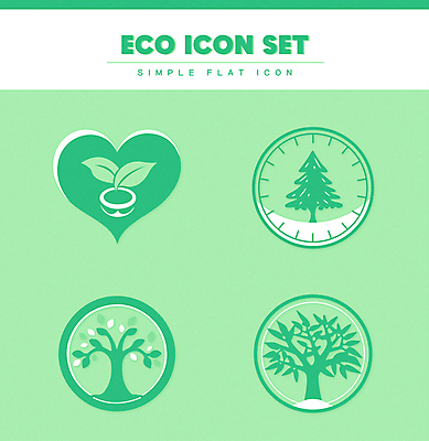 나무 아이콘 화분 잎 사람없음 연두색 세트 새싹 자연보호 하트 원형 심볼 에코 친환경 2D아이콘 AI파일 모양 도형 식물 자연 초록색 환경 보호 파일형식 벡터