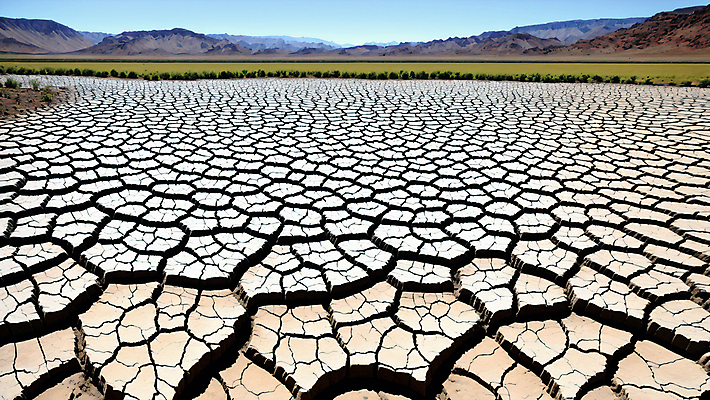 JPG 편집이미지 하늘 건조 풍경 사람없음 균열 땅 자연재해 가뭄 편집실사 AI포토 AI콘텐츠 모션 날씨 CG 재해 파일형식