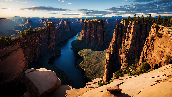 JPG 구름 편집이미지 하늘 풍경 사람없음 골짜기 계곡 세계문화유산 그랜드캐니언 편집실사 AI포토 AI콘텐츠 자연요소 자연 미국 문화재 CG 파일형식
