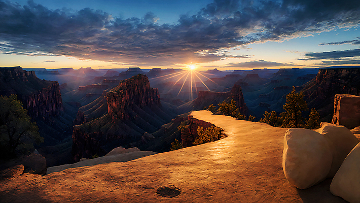 JPG 구름 편집이미지 하늘 풍경 사람없음 일출 골짜기 세계문화유산 그랜드캐니언 편집실사 AI포토 AI콘텐츠 자연요소 자연 노을 미국 문화재 CG 파일형식