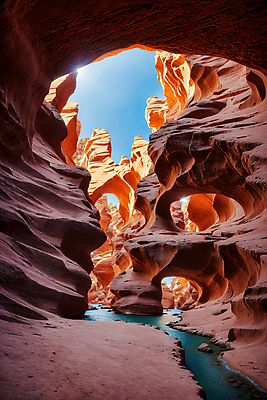 JPG 편집이미지 하늘 풍경 사람없음 빛 태양 골짜기 계곡 세계문화유산 그랜드캐니언 편집실사 AI포토 AI콘텐츠 자연요소 자연 미국 문화재 CG 파일형식